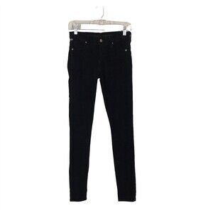 Citizen of Humanity Avedon Low Rise Skinny Leg Black Corduroy Womens Sz 26 Jeans